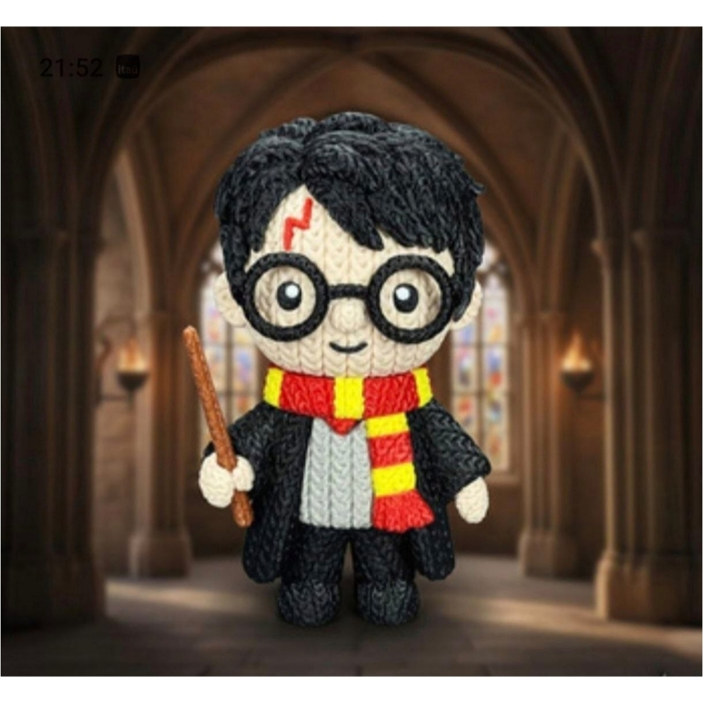 3D Printed | Harry Potter Crochet Figure | 8"